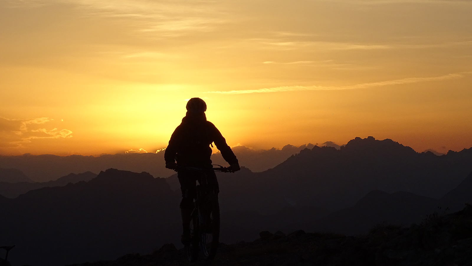 Mountain-Bike all'Alba a Livigno
